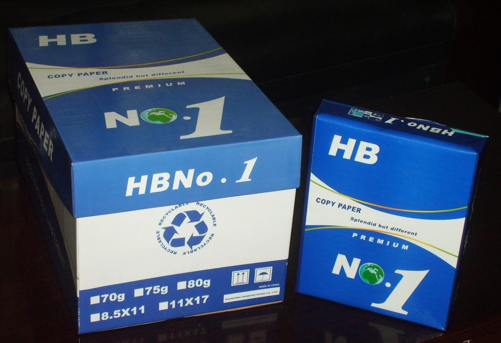 HB No 1 paper Letter Size 8.511,75gsm and 80g