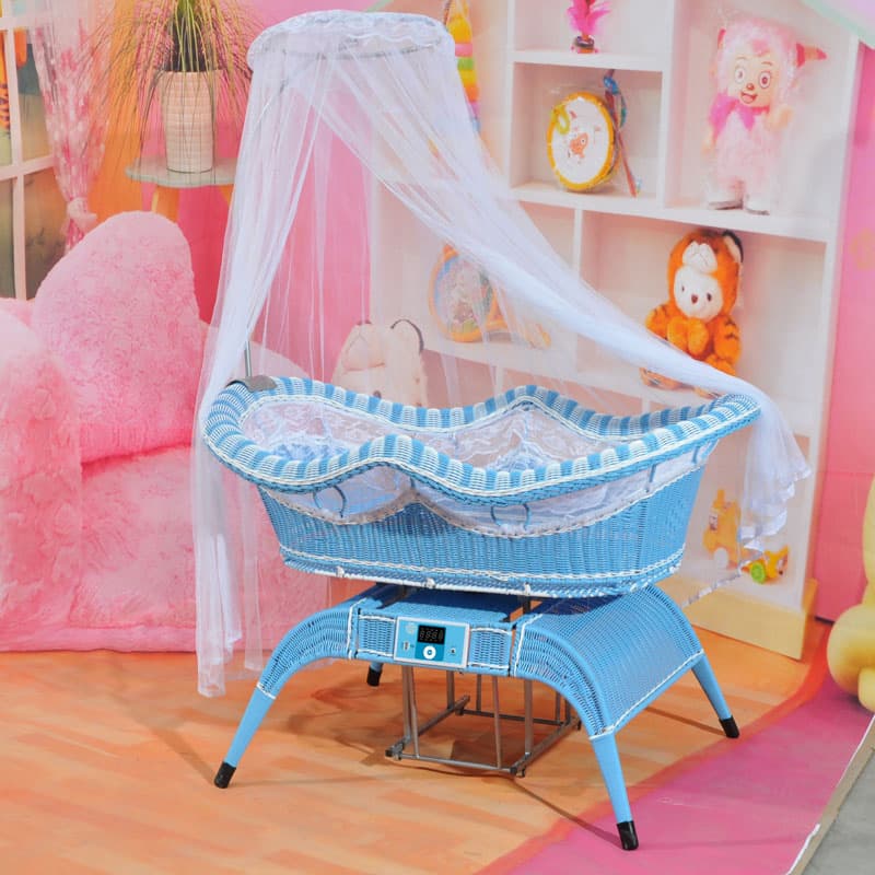 automatic swing baby crib