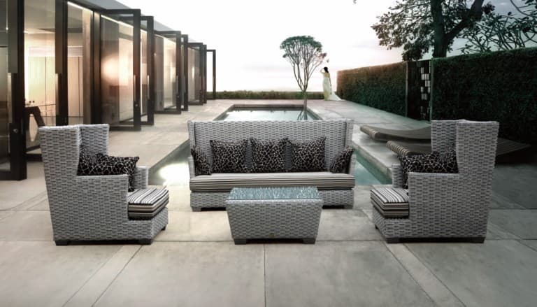 Outdoor furniture-rattan/wicker sofa set (F861)
