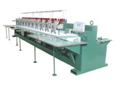 Ten head laser embroidery cutting machine for curtains embroidery/textile embroidery/clothes/bag