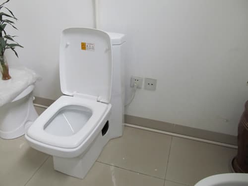 one piece electric toilet