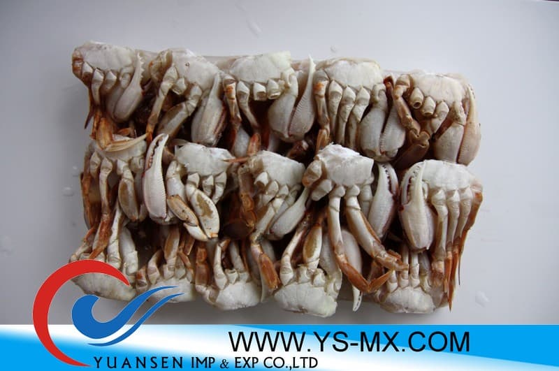 Frozen Cut Crab (Ovalipes punctatus)