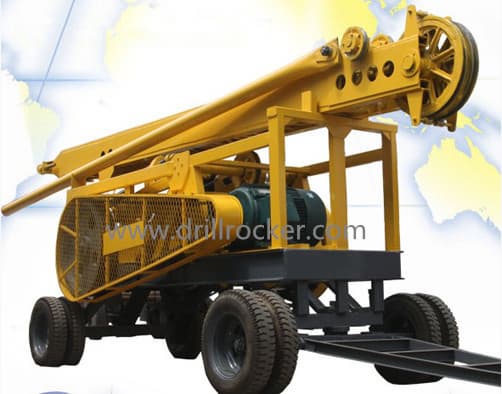 Cable drilling rig