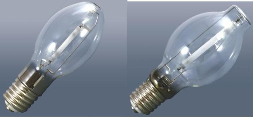 High pressure sodium lamp elliptical bulb