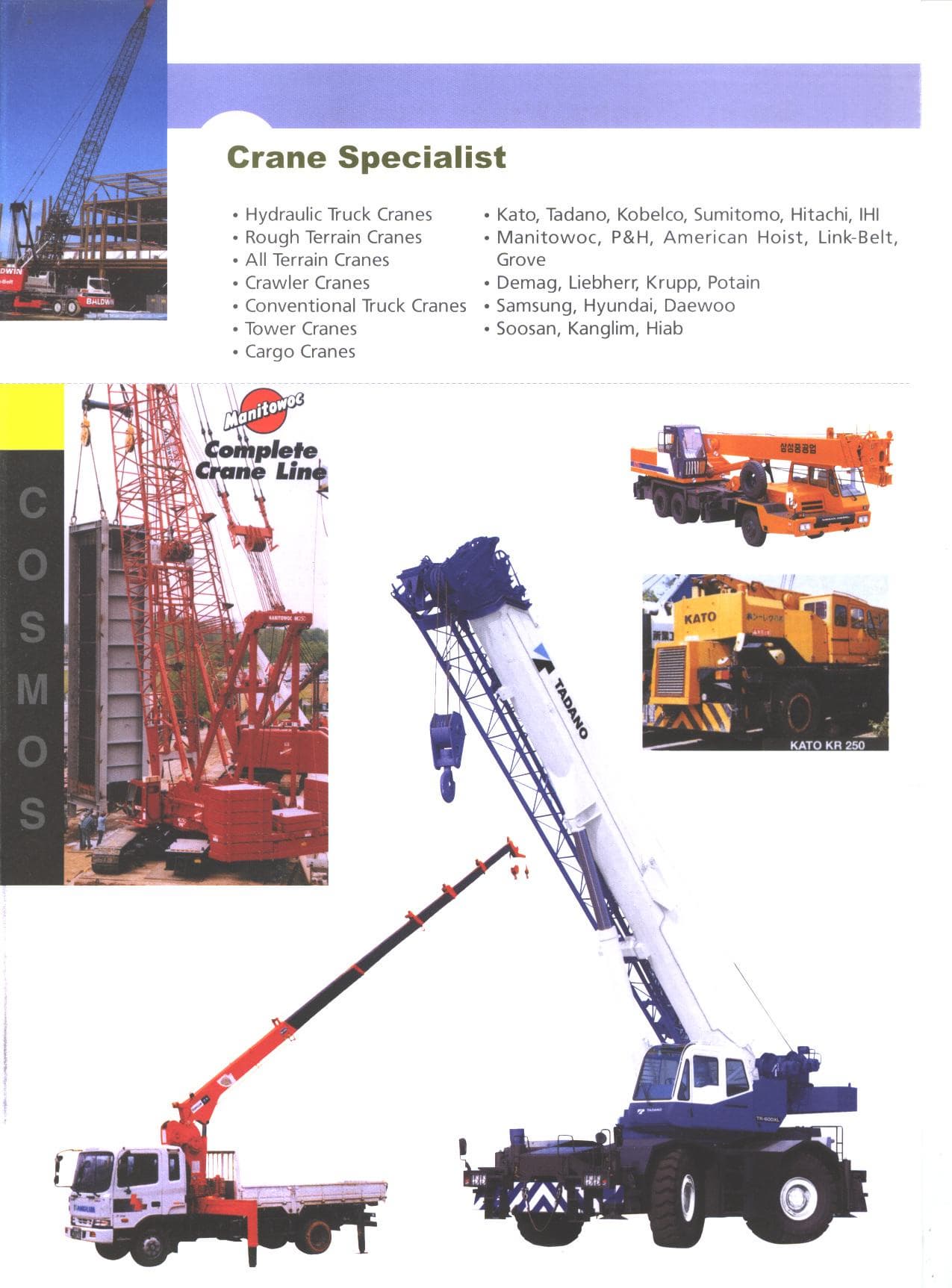 Used Construction Equipment - Cranes, Excavators, Dump Trucks, Wheel Loaders etc.