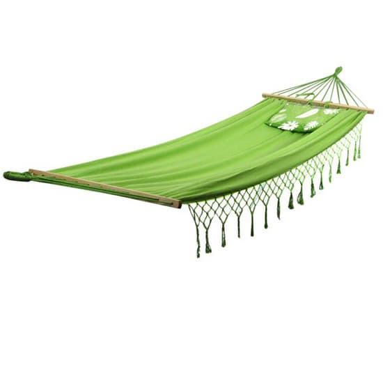 100% handmade fringes canvas camping hammock