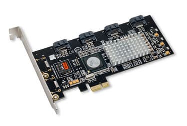 4 Channels PCI-Express Serial ATA II Host Controller Card
