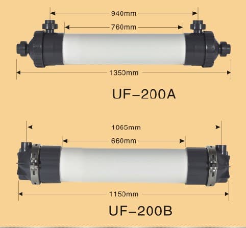 Hollow fiber UF membrane UF200