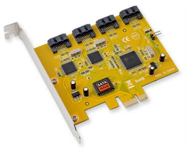 4 Channels PCI-Express Serial ATA Raid Host Controller Card