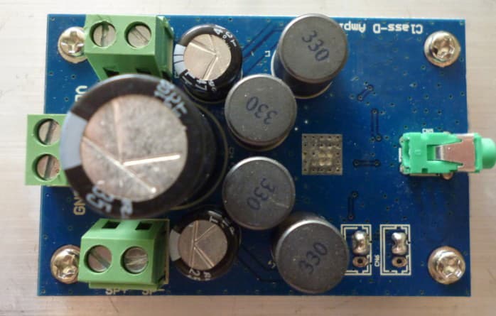 High End class D audio stereo amplifier module MAX9709