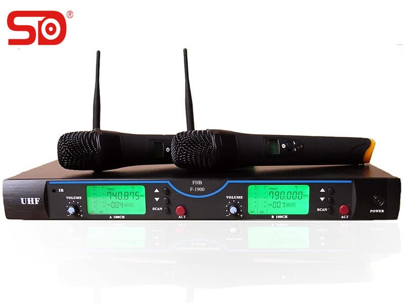 UHF wireless microphone-(F-1900)-SINGDEN