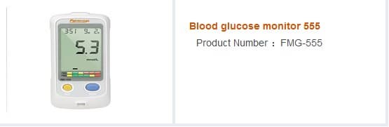 Blood glucose monitor 555