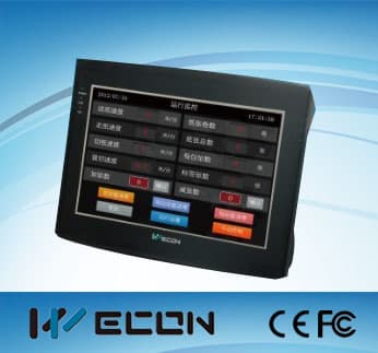 Wecon 10.2 inch hmi for industrial control