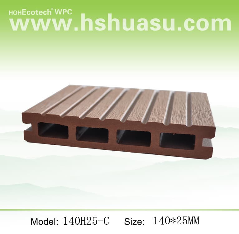 Wood plastic composite decking