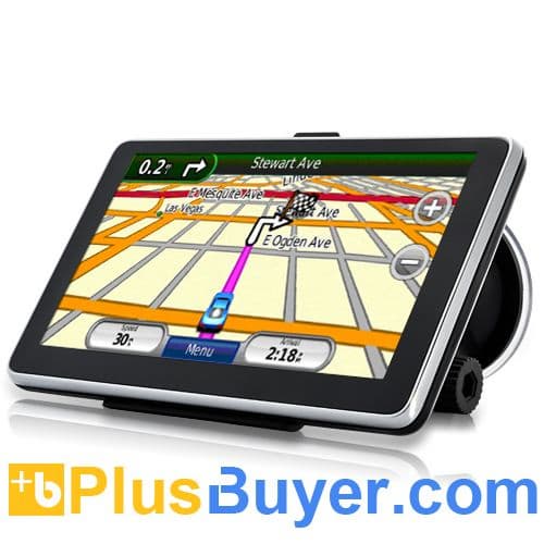 Handheld 6 Inch Touchscreen GPS Navigator with Bluetooth and FM Transmitter