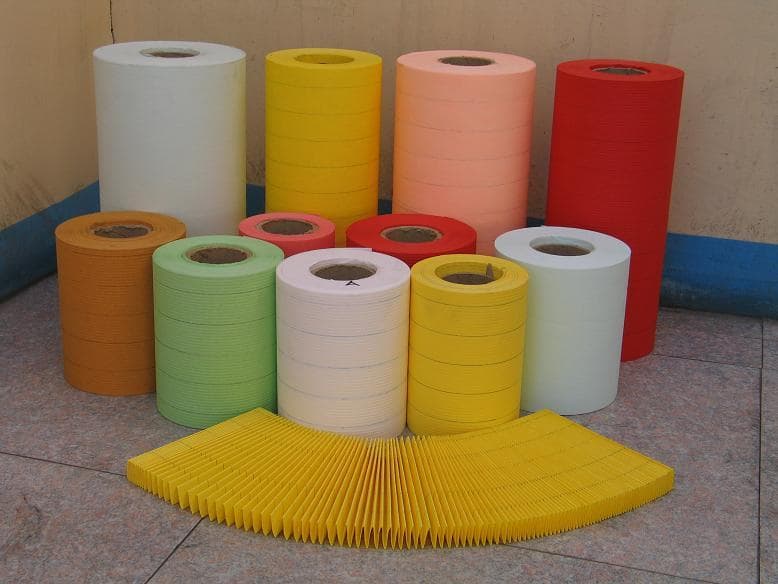 Auto use air/oil/fuel filter paper
