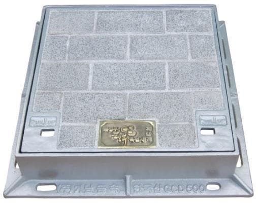 Hot Dip Galvanizing Roller - Attached Harmony Manhole Cover (Square)