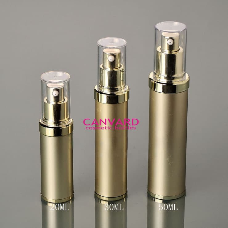 20ml-30ml-50ml-gold metal airless pump bottle