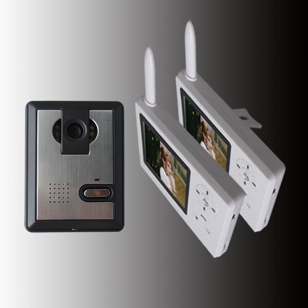 3.5 inch color display wireless video door phone bell entry system