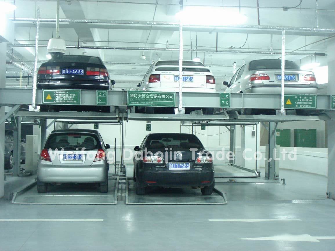 Two Layers Cross-Sliding Parking System