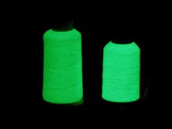 Photoluminescent yarns/luminescent yarn/glow yarns