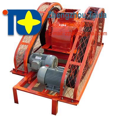 Low operating costs double roll crusher