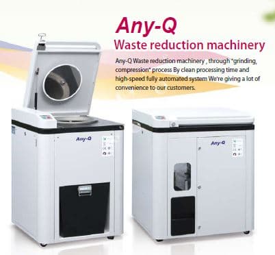 Any-Q Waste reduction machinery
