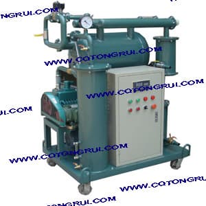 Tongrui Double stage oil treatment, oil filtration, oil purifier