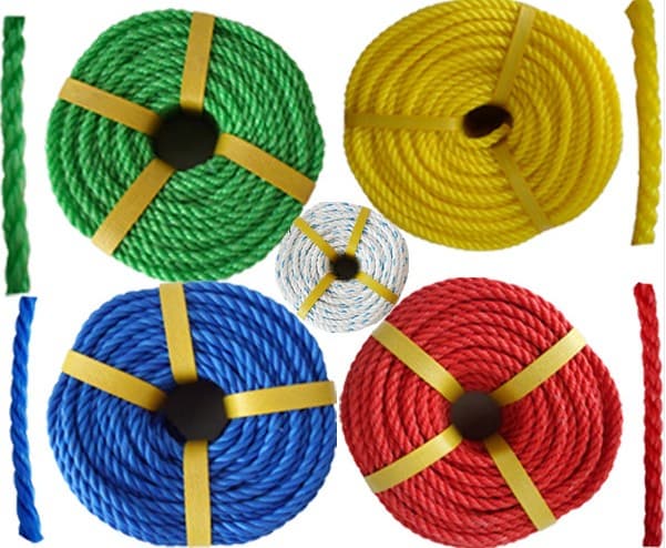 PE rope ,PE color rope ,plastic rope