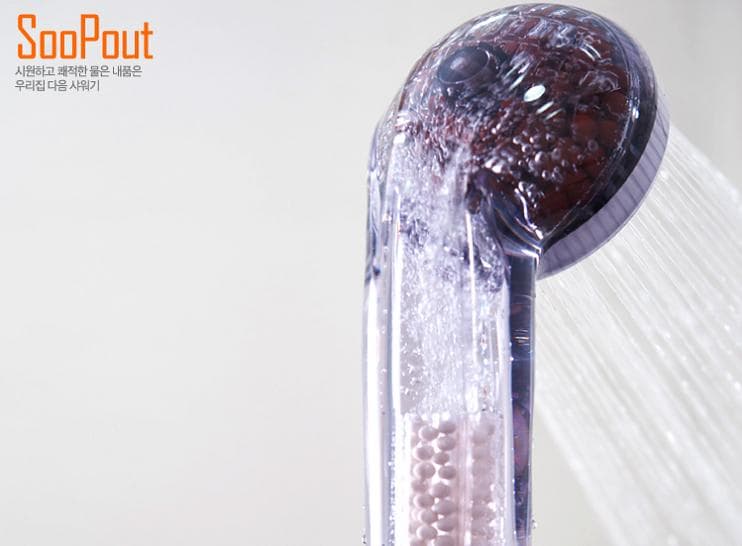 SooPout - water saving shower head