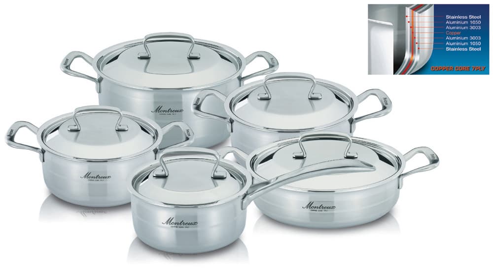 7ply Stainless Steel Cookware Set