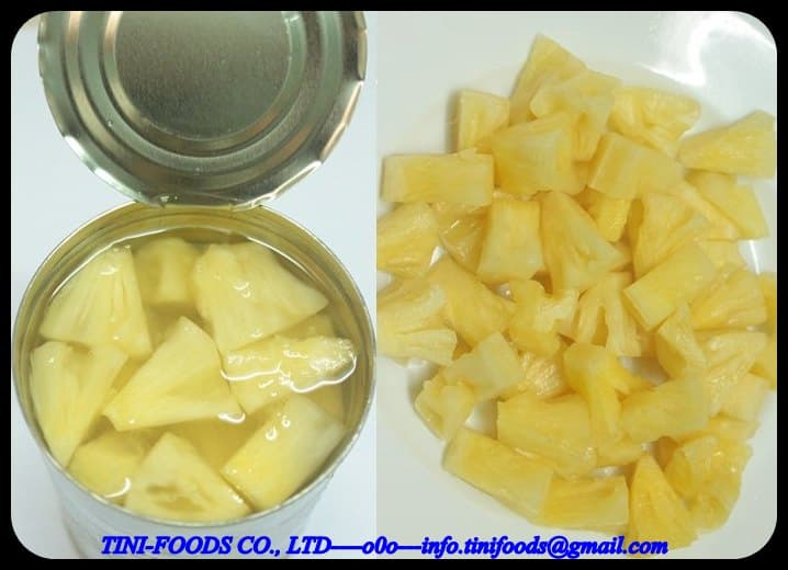 Canned Pineapples Tidbit (1/8 & 1/12) in Light Syrup