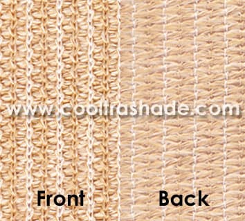 PE Mono+Tape Knitted Shade Cloth / Waterproof Coated 420gsm