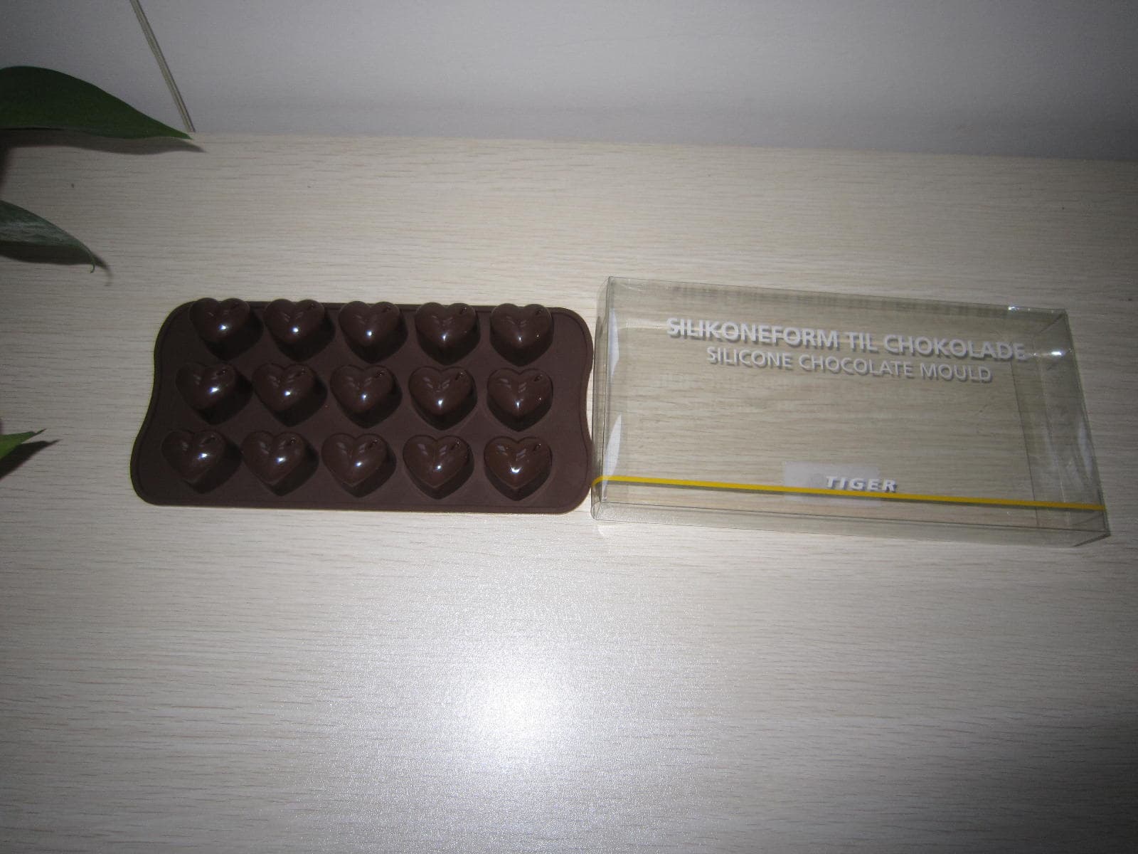 heart shaped silicone chocolate mould