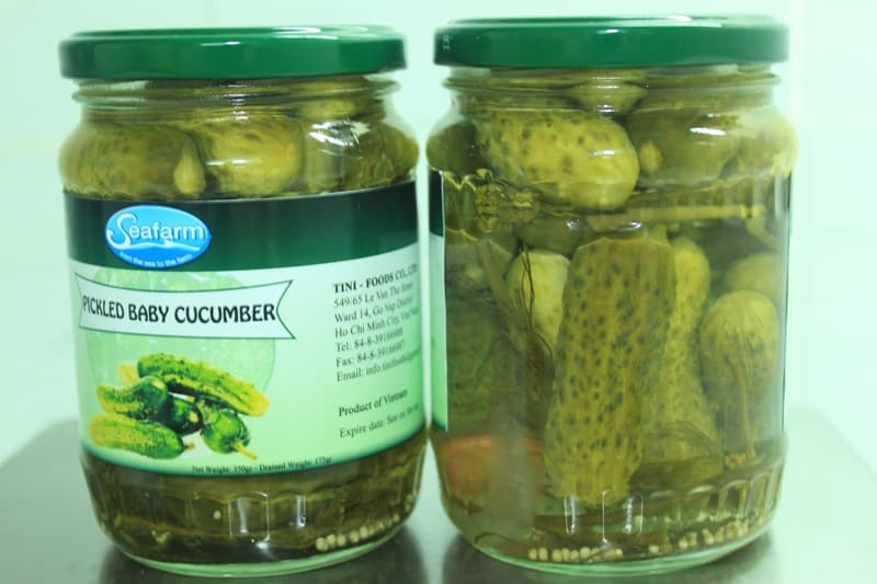 Pickled Gherkins/ Baby Cucumber Size 3-6/ 720ml jar