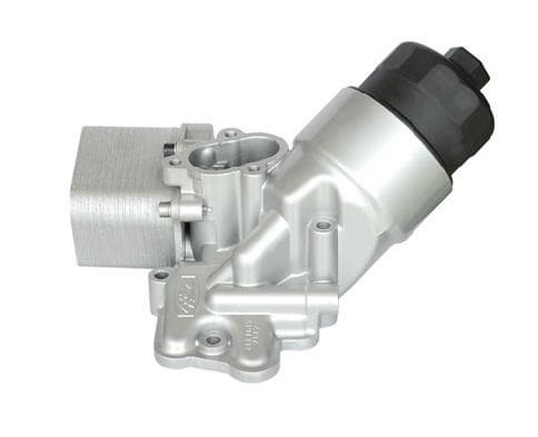 Engine oil cooler-filter assembly