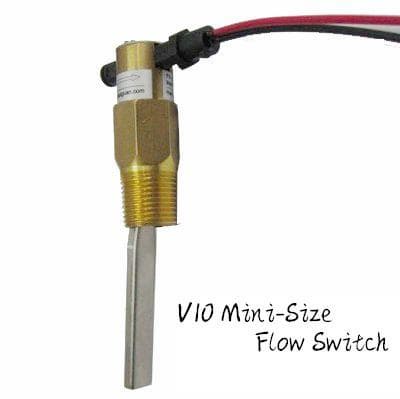 V10 Mini Size Paddle Flow Switch