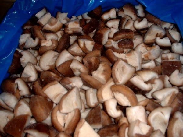 IQF shiitake mushroom