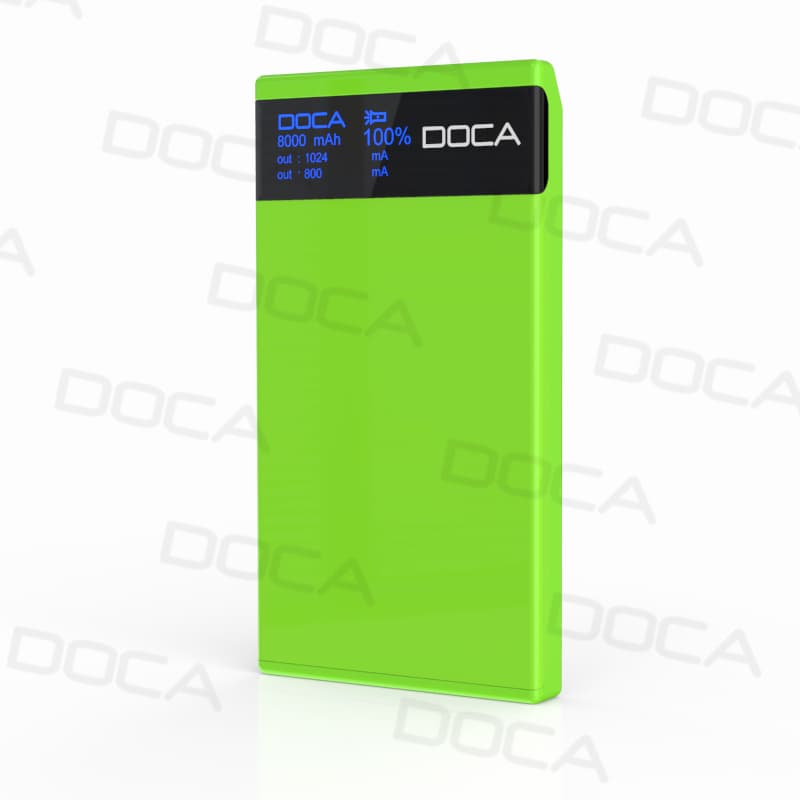 DOCA D601 OLED Screen 8000mAh Power Bank