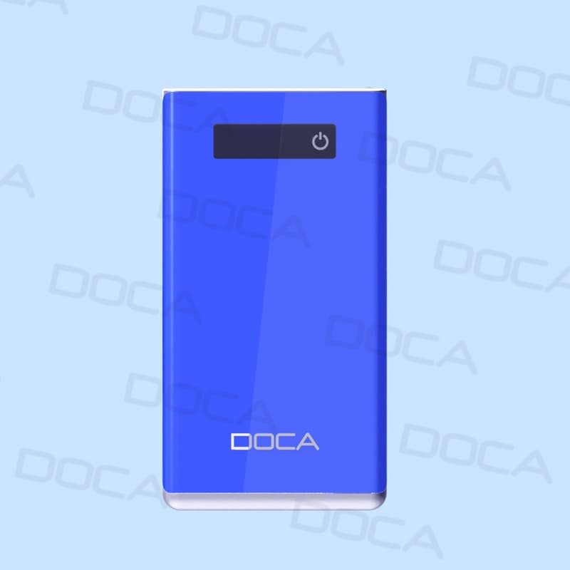 Newest DOCA D602 ultrathin 8000mAh power bank