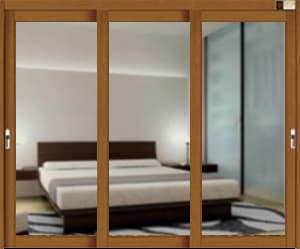 aluminum sliding door