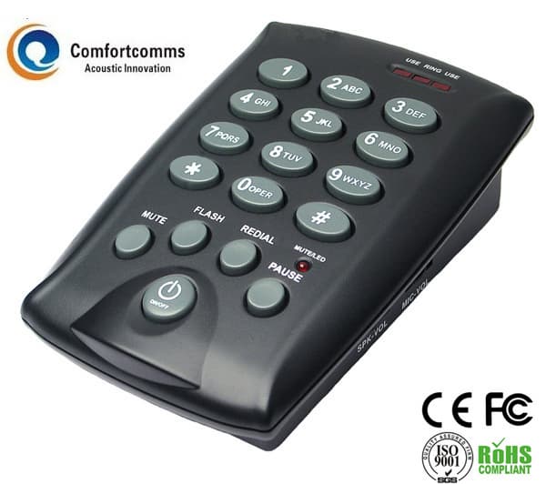 Comfortable call center dialpad headset telephone CHT-800