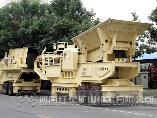 tyre mobile crusher