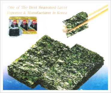 Seasoned Laver or Dried & Raw Seaweed