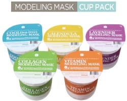 Korean cup type powder mask pack.