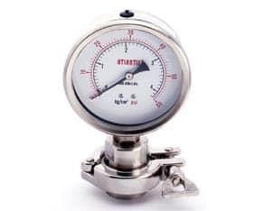 DIAPHRAGM PRESSURE GAUGES--Sanitary Process Connection (Tri-Clamp Type)