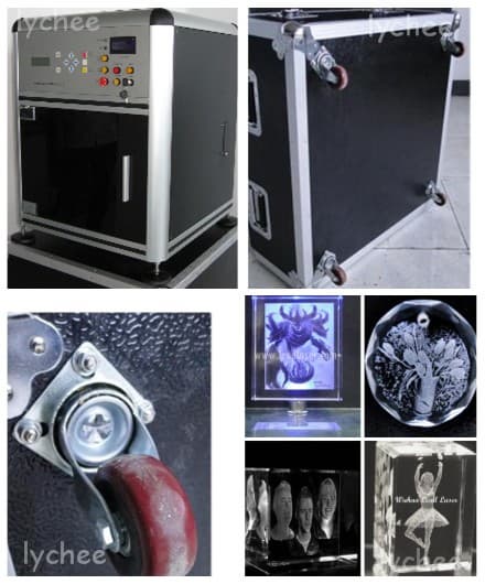 Compact and Moveable 3d Crystal Laser Engraving Machine
