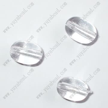 transparent oval jewelry necklace beads