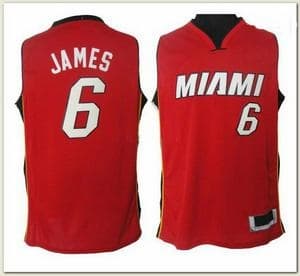 Wholesale NBA Miami Heat 6 Lebron James New Revolution 30 Basketball Jerseys
