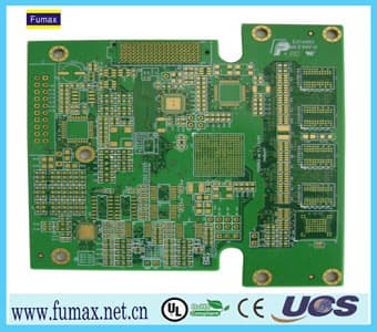 8 Layered PCB with Glod Plating
